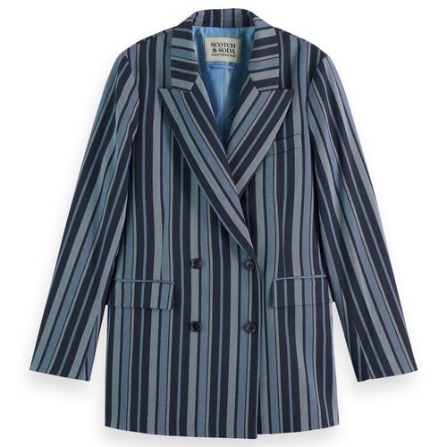 Scotch & Soda Fitted Db Striped Blazer